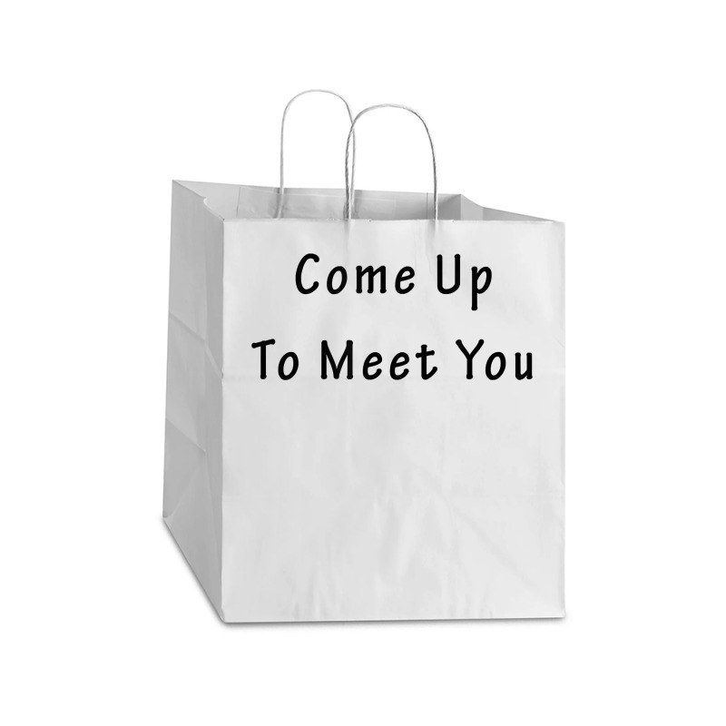 Come Up To Meet You By Jackmiller1 T Shirt Take Out Paper Bag - 14 X 10 X 15 1/2 | Artistshot