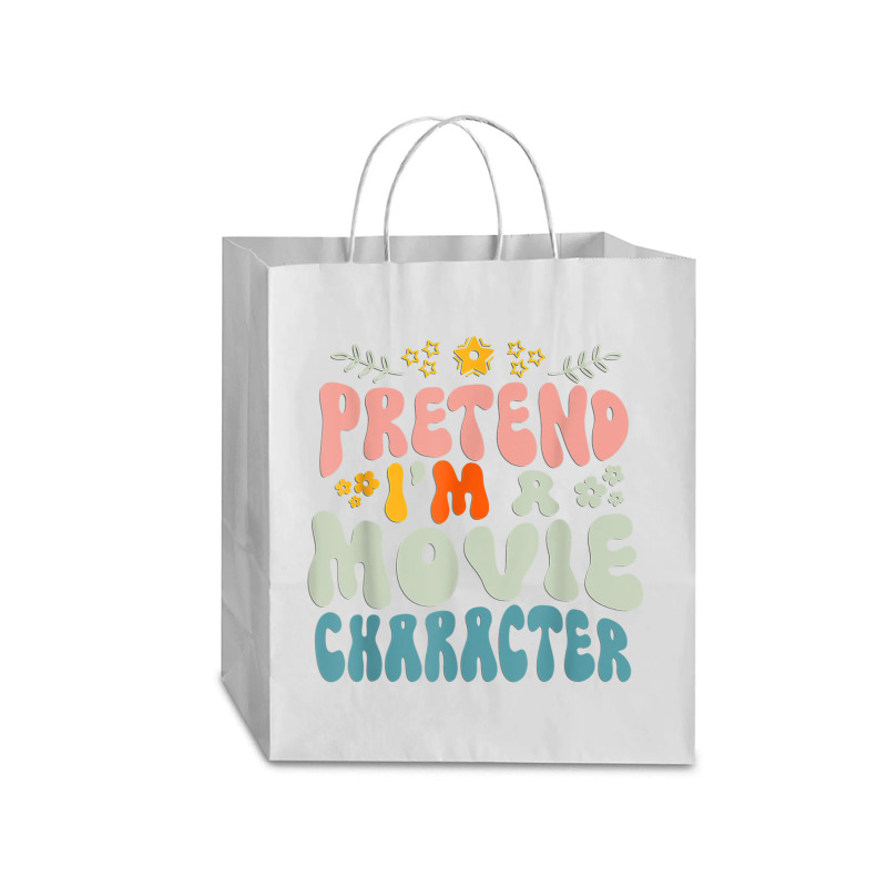 Hippie Halloween Costume Pretend I'm A Movie Character Traveler Paper Bag -13 X 6 X 15 3/4 | Artistshot