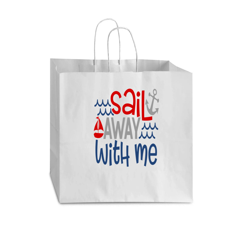 Sail Away With Me Vogue Paper Bag - 16 X 6 X 12 | Artistshot