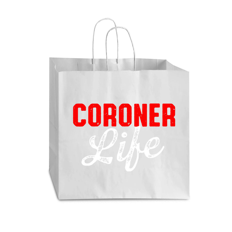 Coroner Medical Examiner Life Investigator Vogue Paper Bag - 16 X 6 X 12 | Artistshot