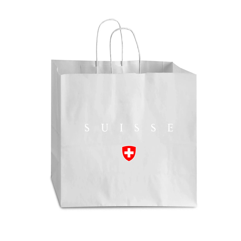 Switzerland Suisse Xo4u Original Vogue Paper Bag - 16 X 6 X 12 | Artistshot