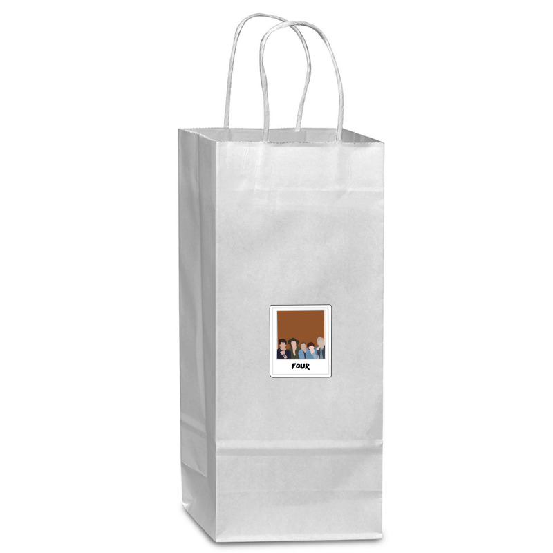 One Direction Four Album Art Wine Paper Bag - 5 1/2 X 3 1/4 X 13 | Artistshot