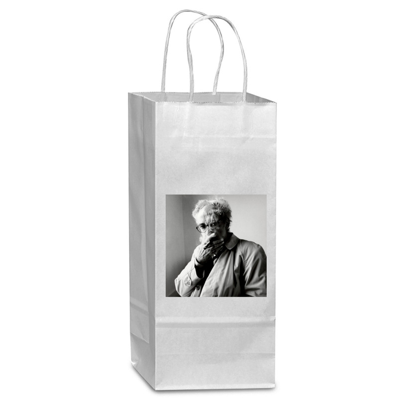 Jean-luc Godard French-swiss Film Director Wine Paper Bag - 5 1/2 X 3 1/4 X 13 | Artistshot