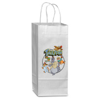 Tale Spin Crew Wine Paper Bag - 5 1/2 X 3 1/4 X 13 | Artistshot