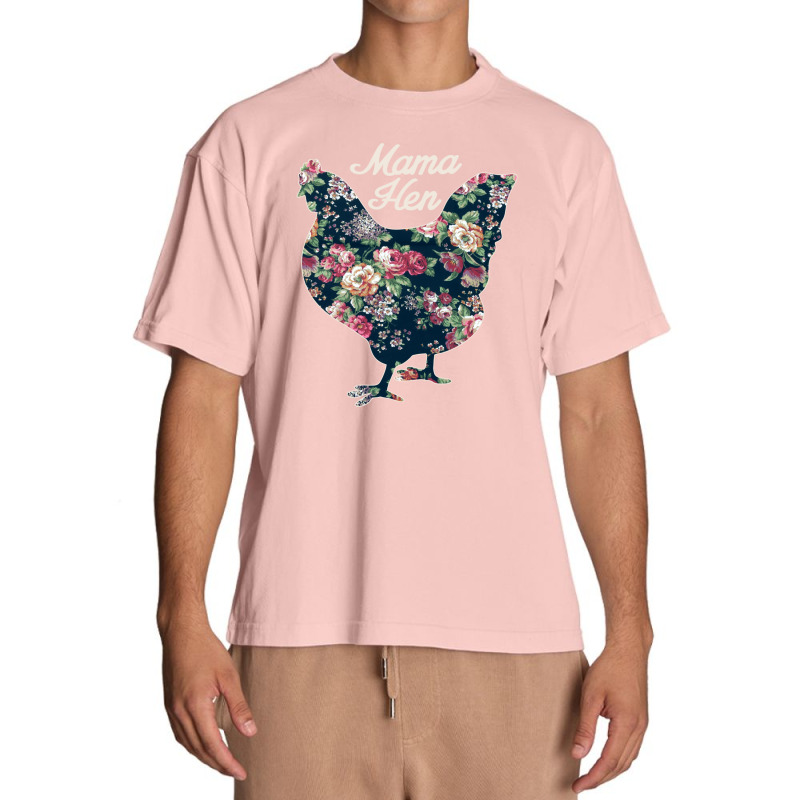 Mama Hen Floral Chicken Countrycore Aesthetics Cute Flowers Print For Urban Heavy T-shirt | Artistshot