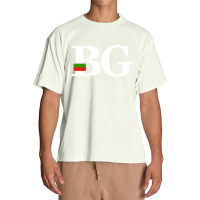 Bulgaria Flag And Country Initials Urban Heavy T-shirt | Artistshot