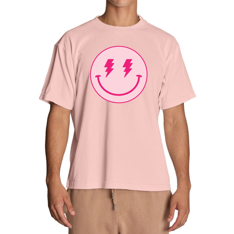 Lightning Bolt Happy Face Motivation Urban Heavy T-shirt by Yuh2105 | Artistshot