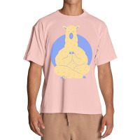 Llama Meditating T  Shirt Llama Meditating A Llama In A Yoga Pose Yoga Urban Heavy T-shirt | Artistshot