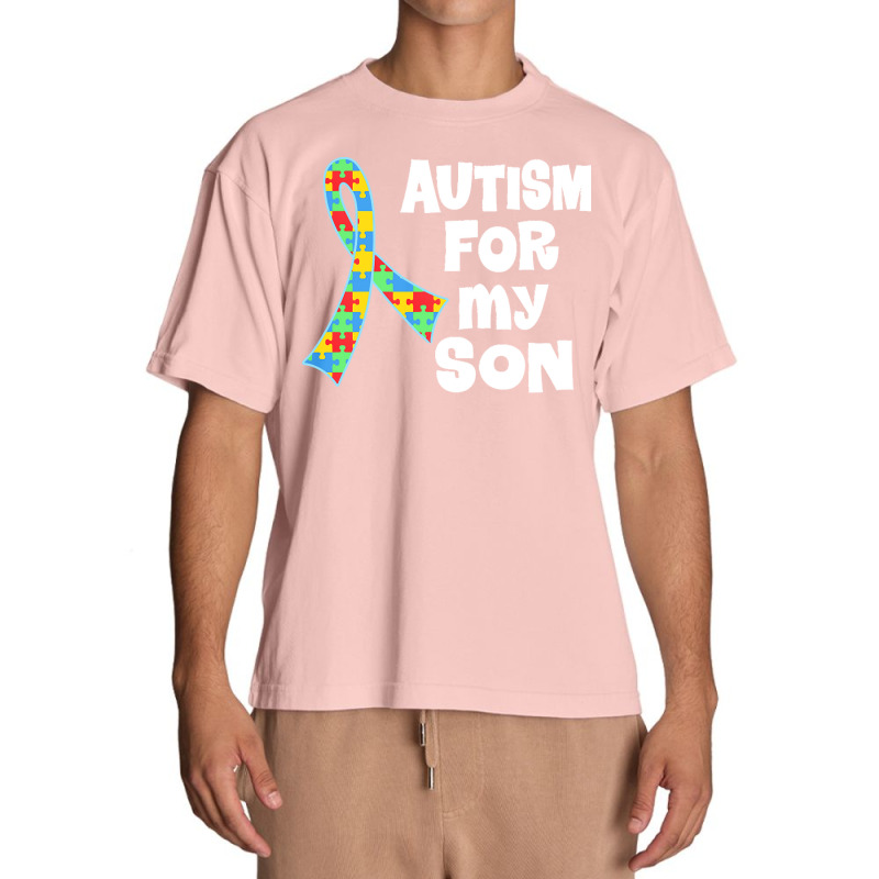 Autism Son T  Shirt Autism Ribbon For Son T  Shirt Urban Heavy T-shirt by abigayle98988 | Artistshot