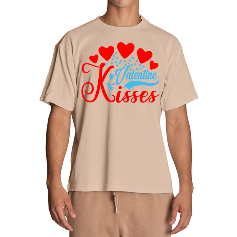 Valentines Day Gifts T  Shirt Valentine Kisses Valentine Day Gift Funn Urban Heavy T-shirt | Artistshot