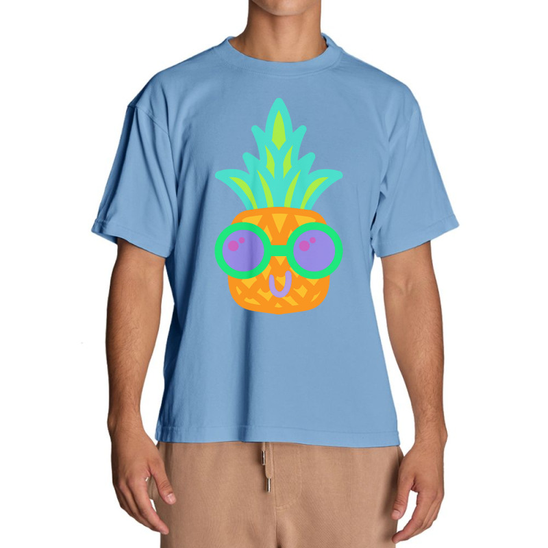 Tropical Fruit T  Shirt Pineapple At Sea T  Shirt Urban Heavy T-shirt | Artistshot