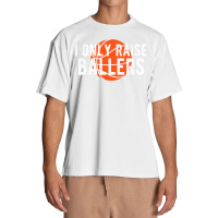 Basketball Mom Dad Raise Ballers Bball Urban Heavy T-shirt | Artistshot