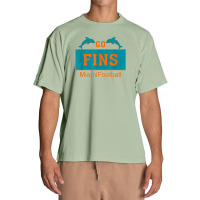 Fins Miami Florida American Football Dolphin Elements Animal Urban Heavy T-shirt | Artistshot