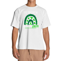 Rainbow In March We Wear Green Cerebral Palsy Awareness Urban Heavy T-shirt | Artistshot