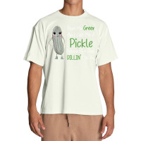 Paint Me Green Call Me Pickle   Funny Pickle Pun Jokes T Shirt Urban Heavy T-shirt | Artistshot