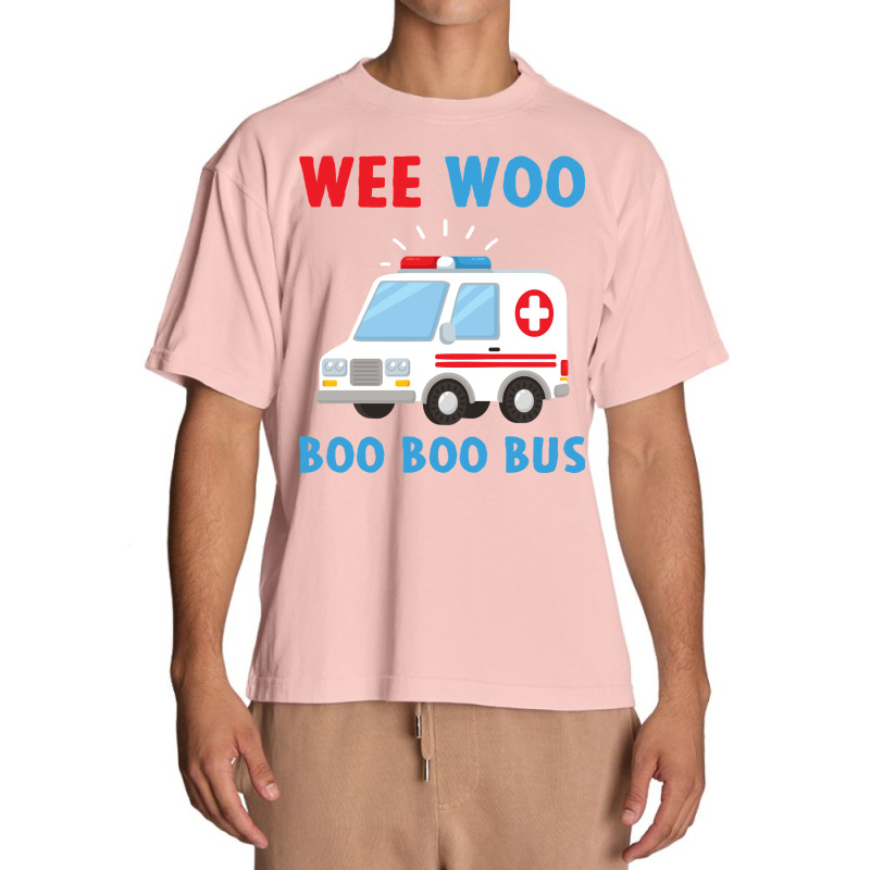 Wee Woo Boo Boo Bus Ambulance Ems Emt Paramedic Driver Gift Pullover H Urban Heavy T-shirt | Artistshot