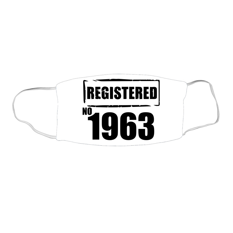 Registered No 1963 Face Mask Rectangle | Artistshot