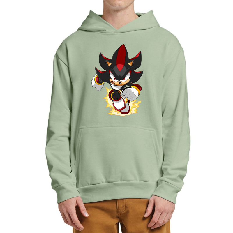 Black Super Hedgehog Running Forward Urban Pullover Hoodie by Ciarahriamirez | Artistshot