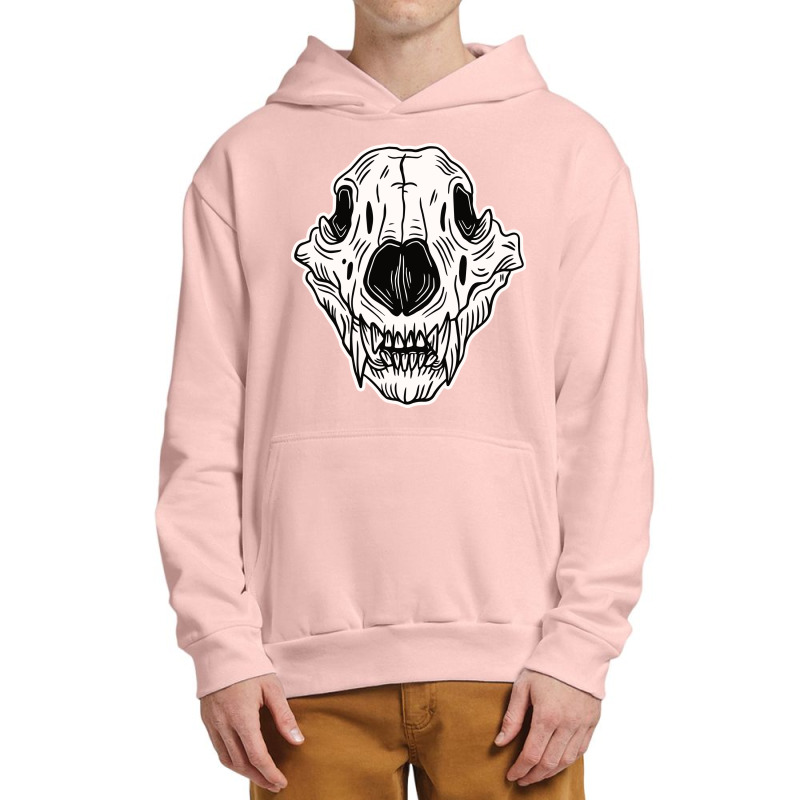 Front Animal Skull Urban Pullover Hoodie by Morspective | Artistshot