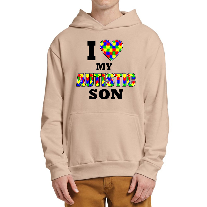 I Love My Autistic Son Autism Urban Pullover Hoodie | Artistshot