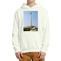 Indonesia National Monument Urban Pullover Hoodie | Artistshot