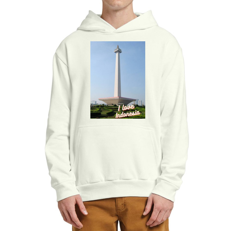 Indonesia National Monument Urban Pullover Hoodie | Artistshot