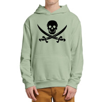 Pirate Skull And Cross Swords Urban Pullover Hoodie | Artistshot