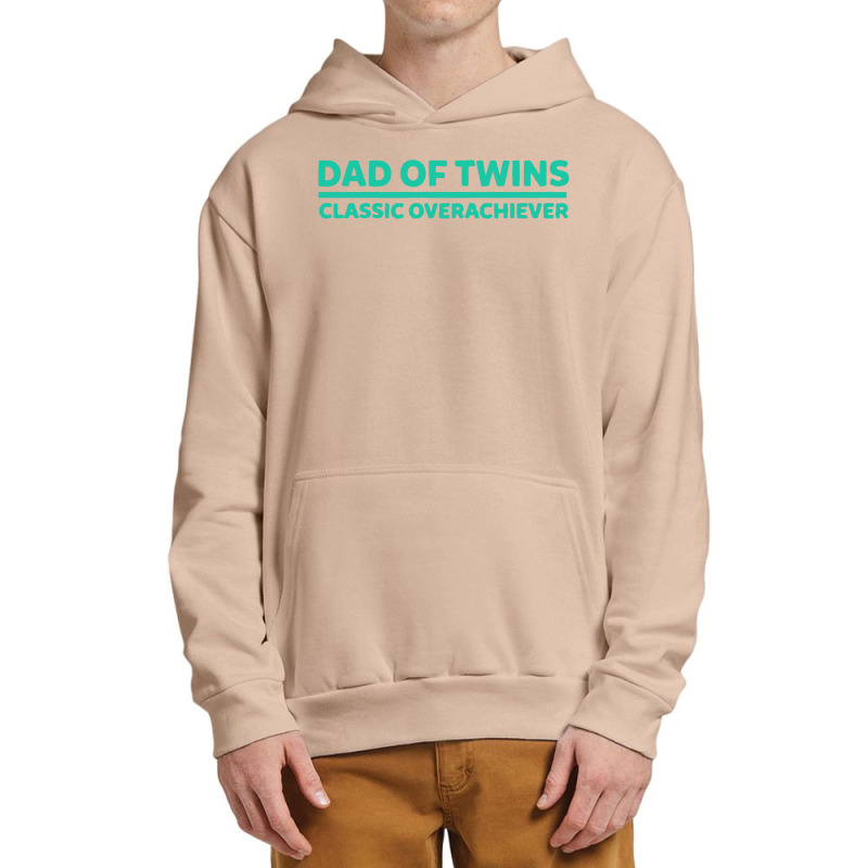 #cafepress Dad Of Twins Classic Overachiever Urban Pullover Hoodie | Artistshot