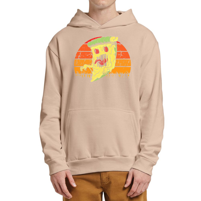 Pizza Zombie Funny Halloween T  Shirt Pizza Zombie Aesthetic Goth Gift Urban Pullover Hoodie | Artistshot