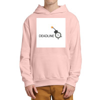 Vector Of Deadline Time. Urban Pullover Hoodie | Artistshot