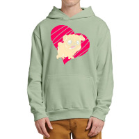 Cute Pug Heart Love Gift T  Shirt Cute Pug Dog Heart Clothing T  Shirt Urban Pullover Hoodie | Artistshot