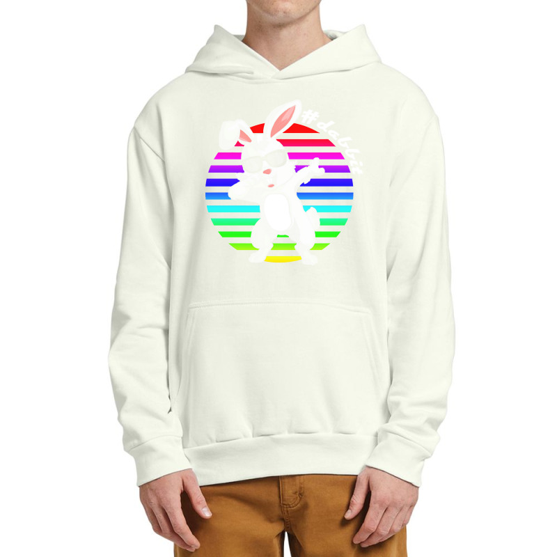 Dabbit Bunny T  Shirt Funny Dabbit Dabbing Rabbit Sunglasses Easter Bu Urban Pullover Hoodie | Artistshot