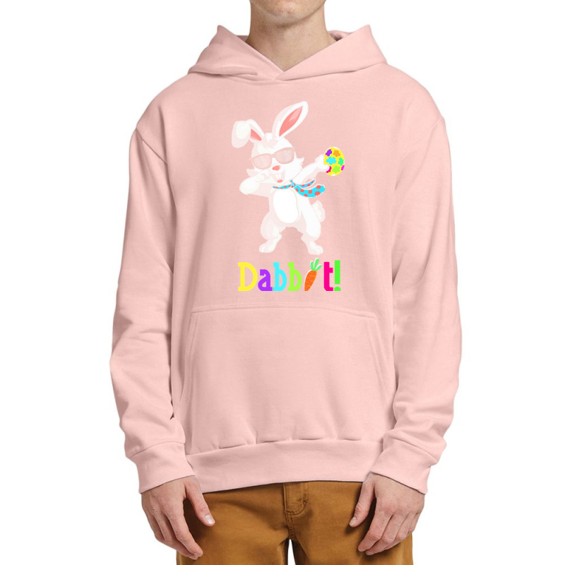 Dabbit Dabbing Easter Bunny Easter Egg T  Shirt Funny Dabbit Dabbing R Urban Pullover Hoodie | Artistshot