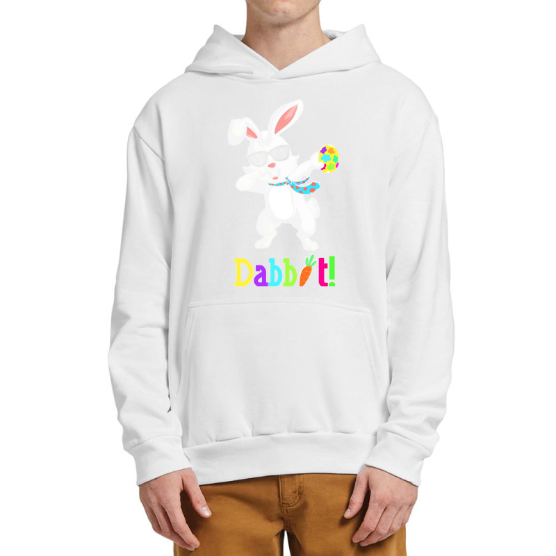 Dabbit Dabbing Easter Bunny Easter Egg T  Shirt Funny Dabbit Dabbing R Urban Pullover Hoodie | Artistshot