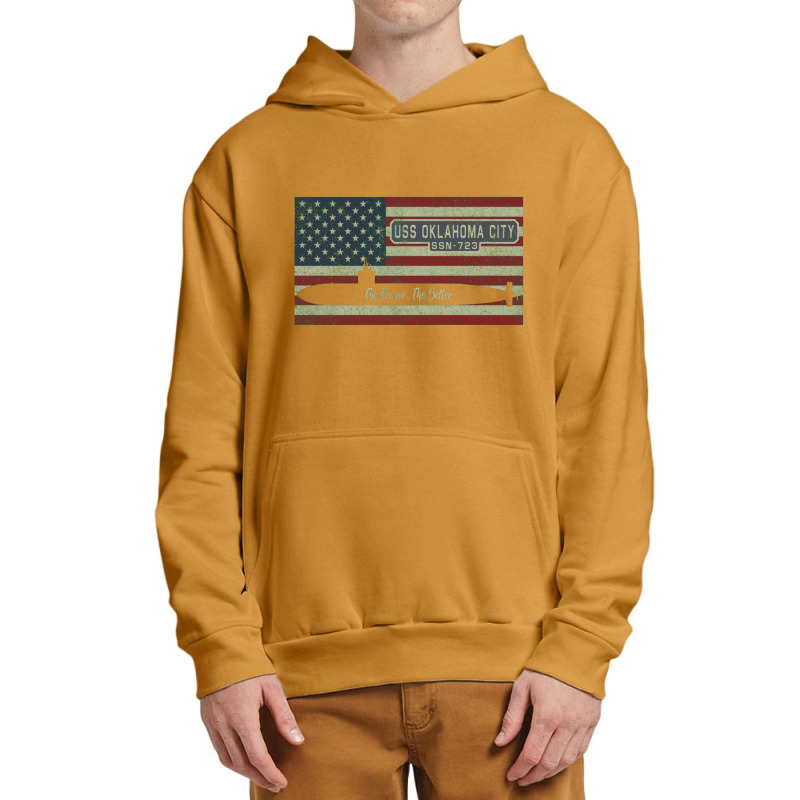 Uss Oklahoma City Ssn 723 Los Angeles–class Fast Attack Submarine Urban Pullover Hoodie | Artistshot