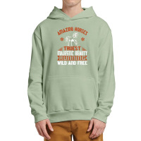 Amazing Horses Truest Majestic Beauty Running Wild And Free Urban Pullover Hoodie | Artistshot