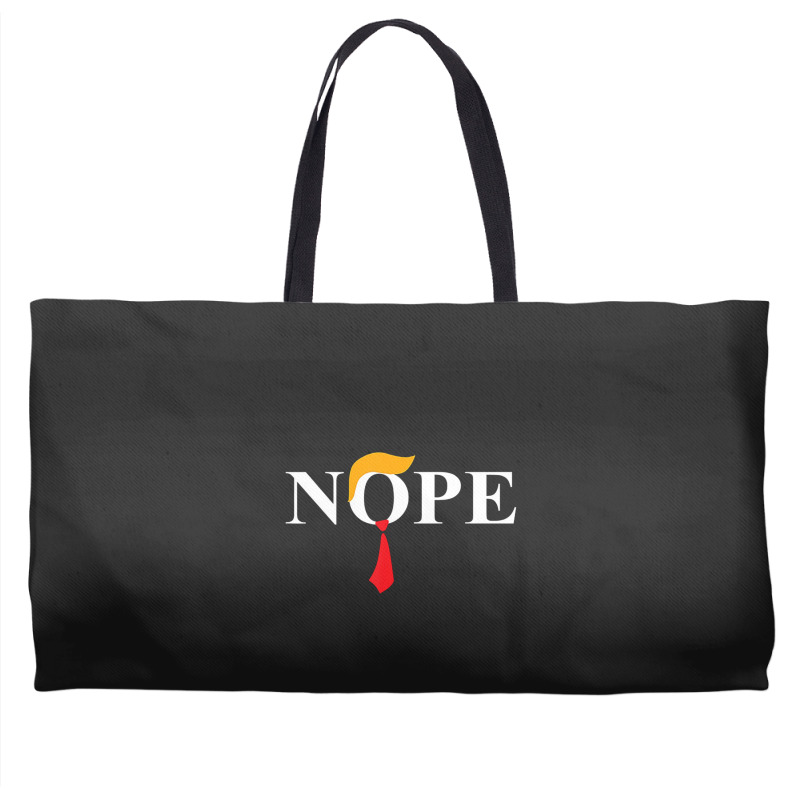 Donald Trump Nope Anti Trump Haircut Tie Weekender Totes | Artistshot