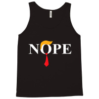 Donald Trump Nope Anti Trump Haircut Tie Tank Top | Artistshot