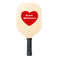 Love Minnesota, Hashtag Heart, Love Minnesota Pickleball Paddle | Artistshot