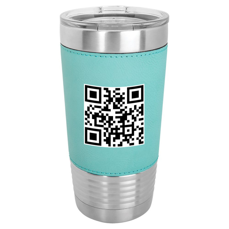 Art Qr Code Leatherette Tumbler | Artistshot