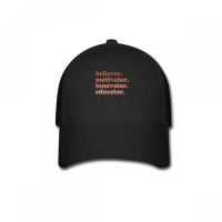 Back To School Believer Motivator Innovator Educator Teacher Baseball Cap | Artistshot