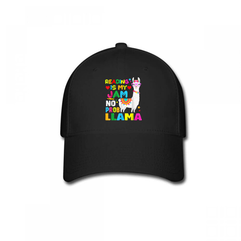 Read Teacher No Prob Llama Rainbow - Reading Is My Jam Vintage Baseball Cap by Brynlee-Everett | Artistshot