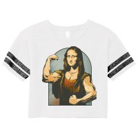 Work Out Mona Lisa Scorecard Crop Tee | Artistshot