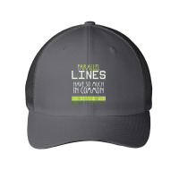 Parallel Lines Have So Much In Common Math Lovers Teacher Mesh Cap | Artistshot