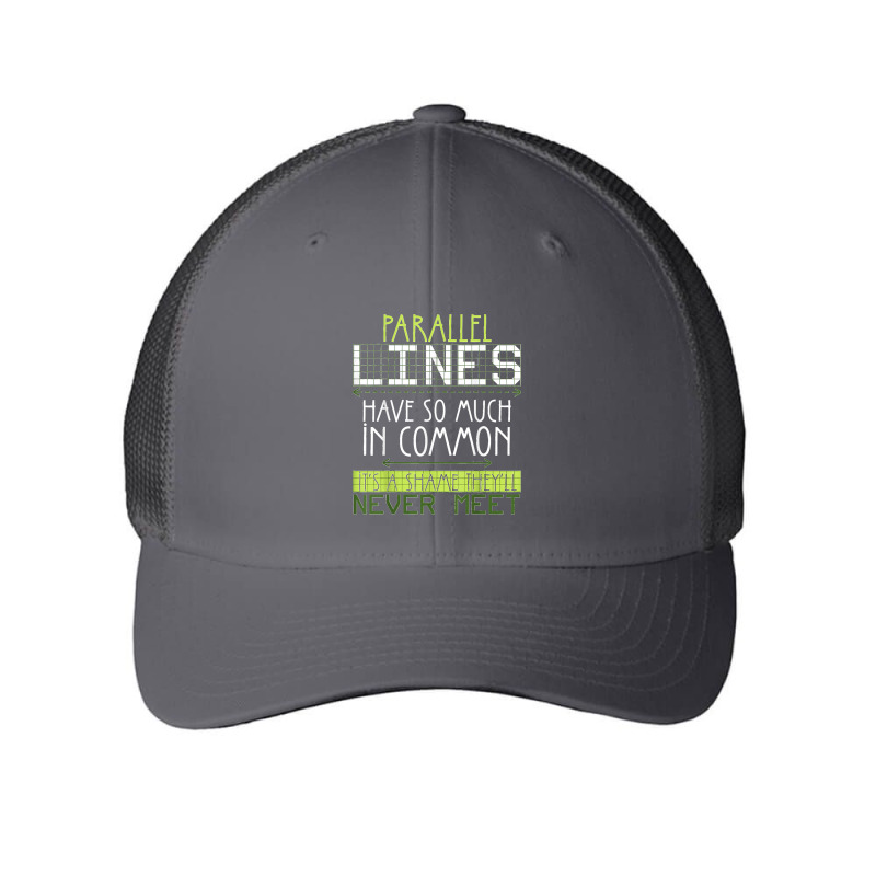 Parallel Lines Have So Much In Common Math Lovers Teacher Mesh cap by LisaMarieRangel | Artistshot