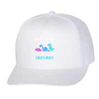 Just A Girl Who Loves Dinosaurs Trucker Cap | Artistshot