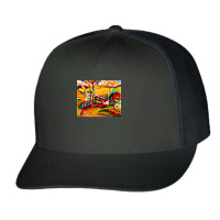 Cartoon Character Thundershower Men Women Trucker Cap | Artistshot