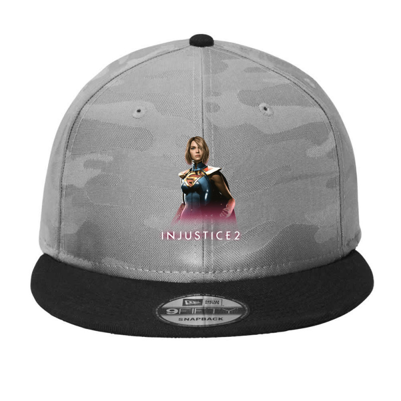 Injustice 2   Supergirl Supergirl Camo Snapback | Artistshot