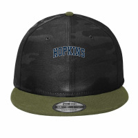 Hopkins Minnesota Mn Vintage Sports Design Navy Design Camo Snapback | Artistshot