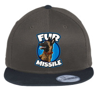 Fur Missiles Belgian Malinois Dog Missile T Shirt Flat Bill Snapback Cap | Artistshot